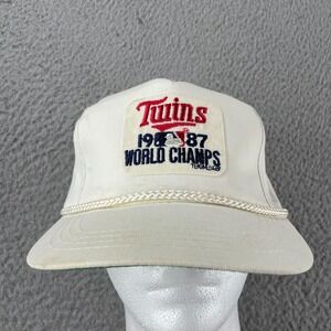 Minnesota Twins 1987 MLB World Series Champions Yupoong Snapback Cap Hat *